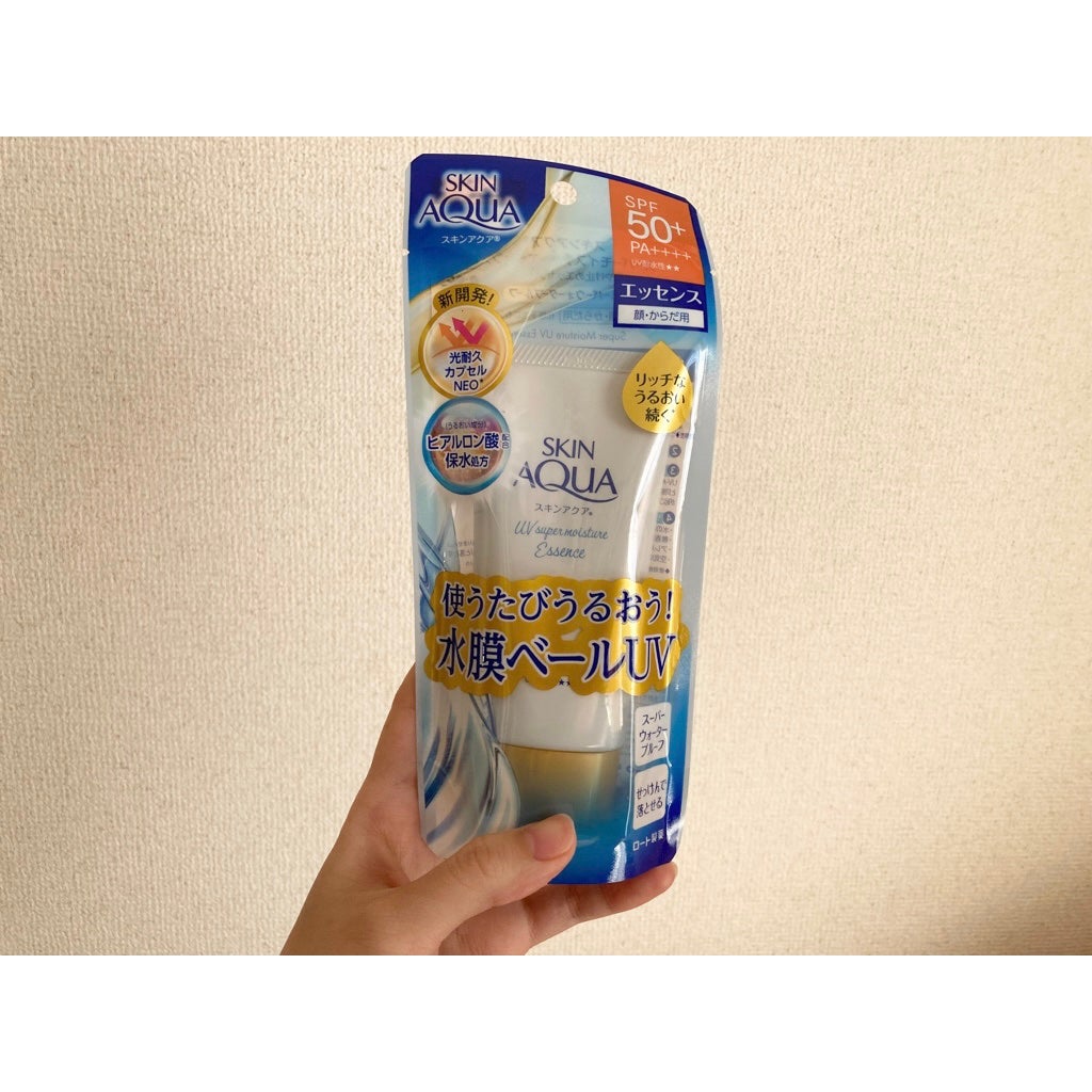 スキンアクア スーパーモイスチャーエッセンス/スキンアクア/日焼け止めローションを使ったクチコミ(1枚目)
