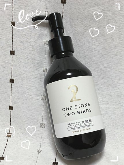 洗顔だけじゃない+パックもできる洗顔料 ホワイトプレミアム/ONE STONE TWO BIRDS/その他洗顔料を使ったクチコミ(1枚目)