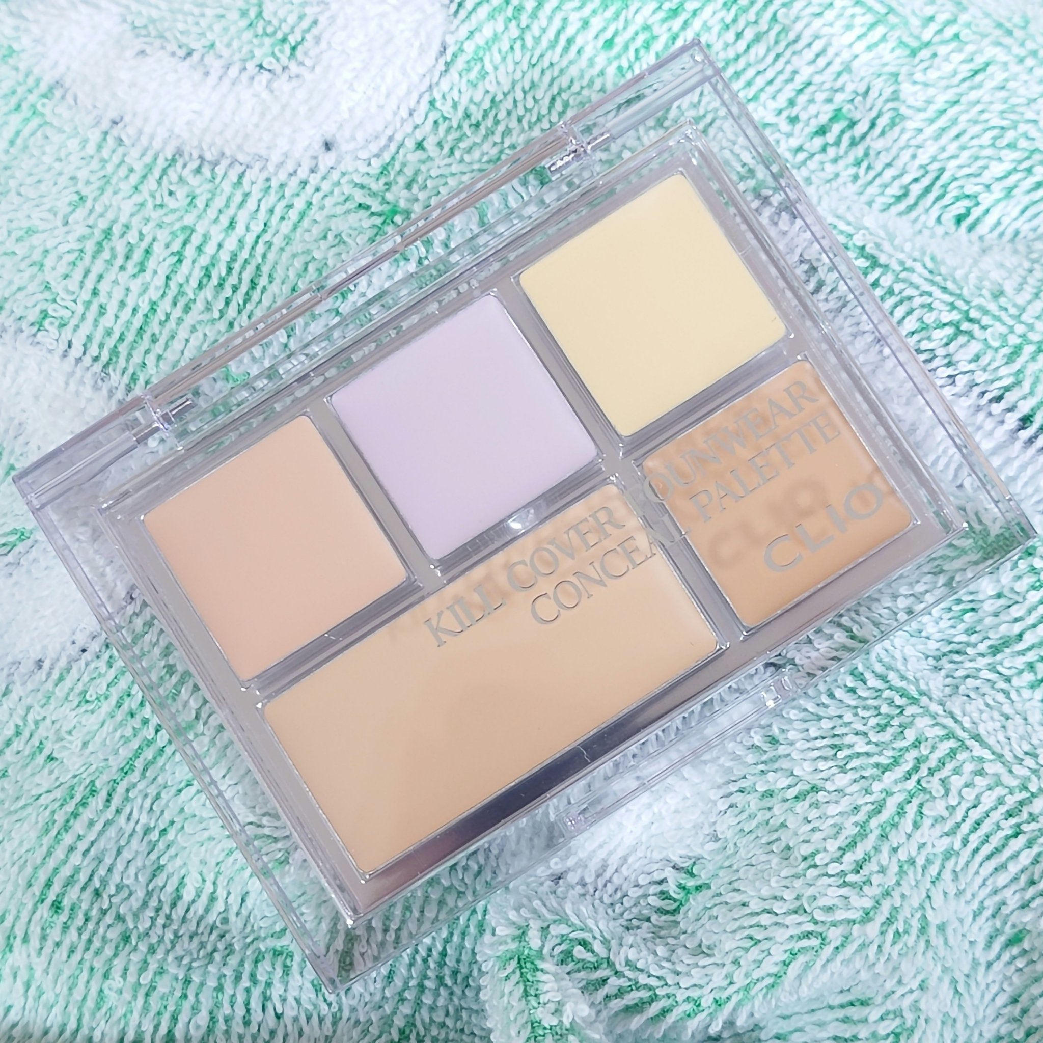 キル カバー ファンウェア コンシール パレット 01 PURE JOY/CLIO/パレットコンシーラーを使ったクチコミ（2枚目）