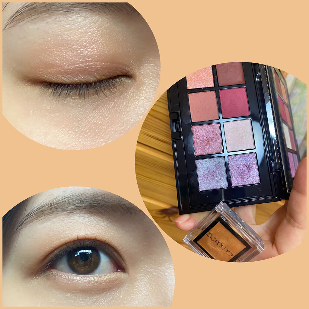 ザ アイシャドウ L 172 Vimana Gold/ADDICTION/単色アイシャドウを使ったクチコミ（1枚目）