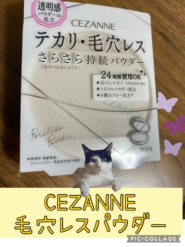 毛穴レスパウダー/CEZANNE/プレストパウダーを使ったクチコミ（1枚目）