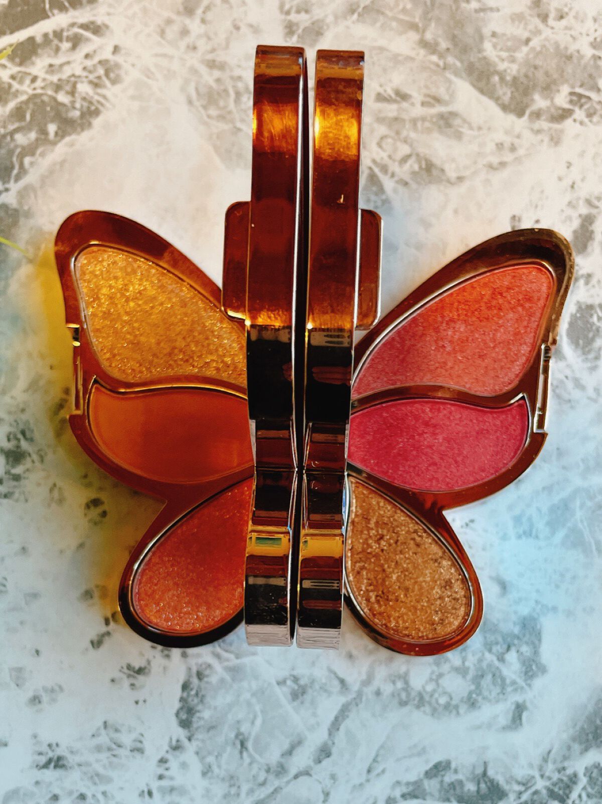 butterfly 6 colors Eye Shadow/gecomo/アイシャドウパレットを使ったクチコミ(4枚目)