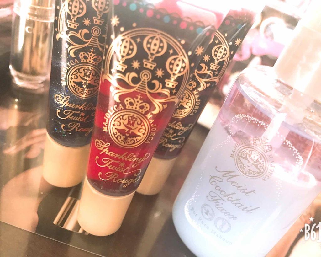 スパークリングツイストルージュ/マジョリカ マジョルカ/リップグロスを使ったクチコミ（1枚目）