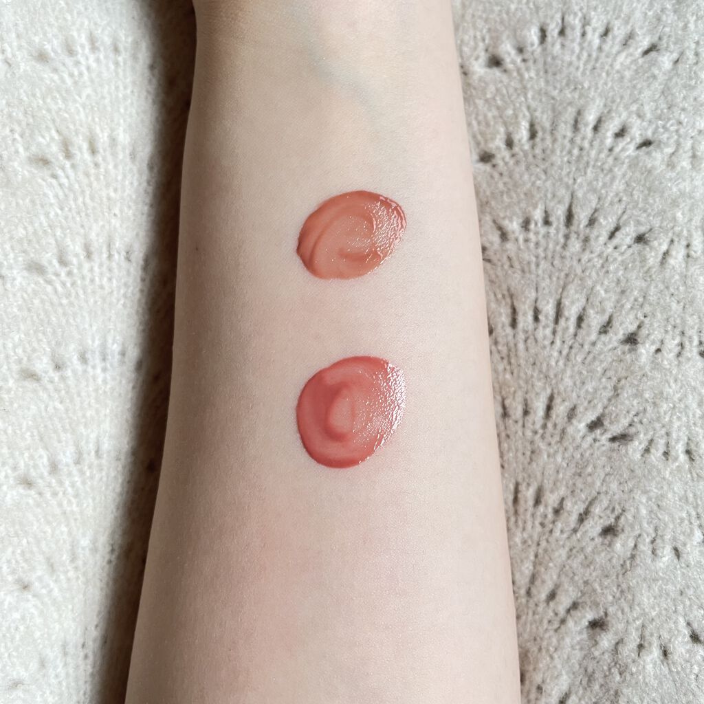 ジューシーラスティングティント/rom&nd/リップティントを使ったクチコミ（2枚目）