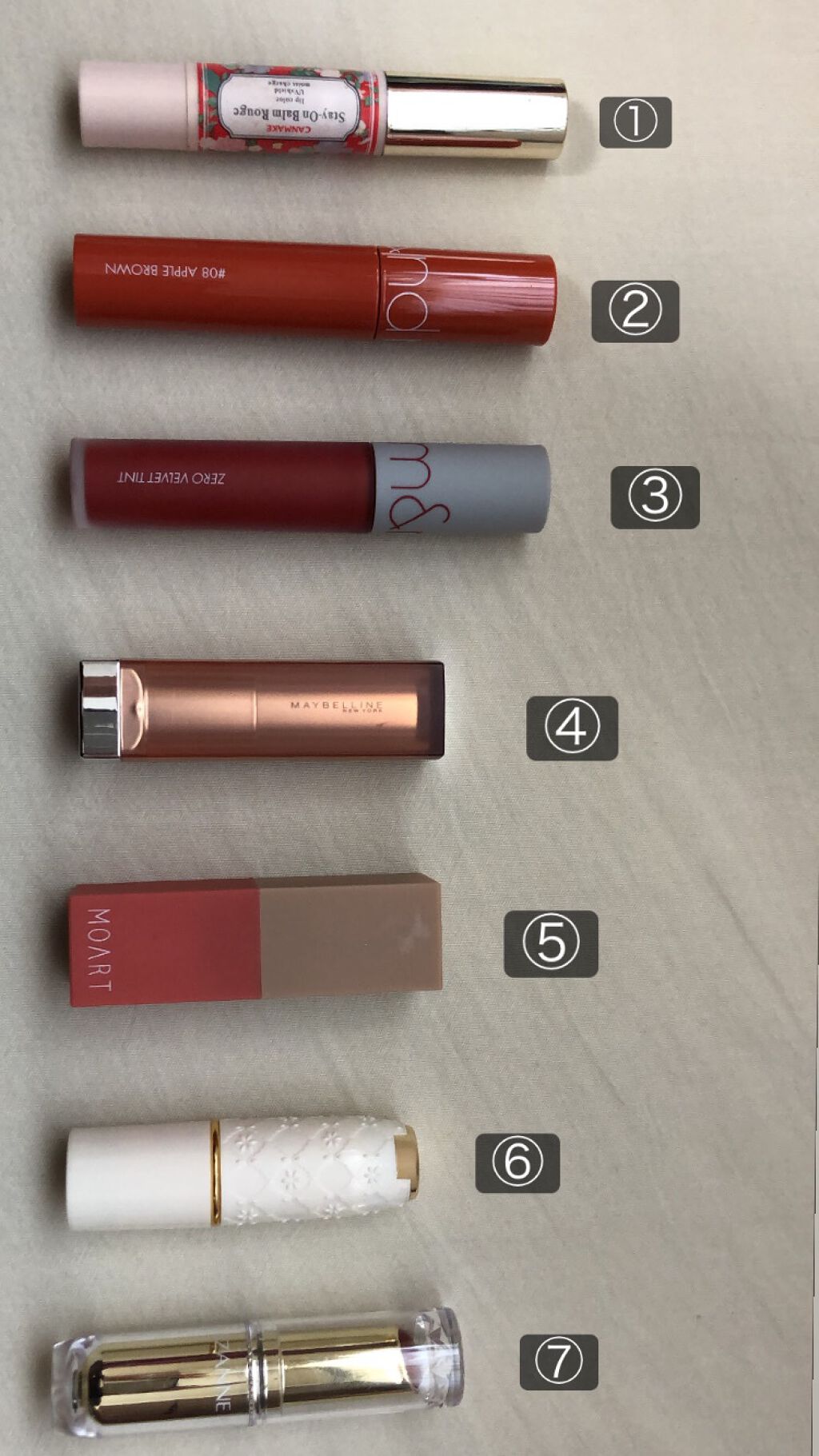 ゼロベルベットティント/rom&nd/リップティントを使ったクチコミ（2枚目）