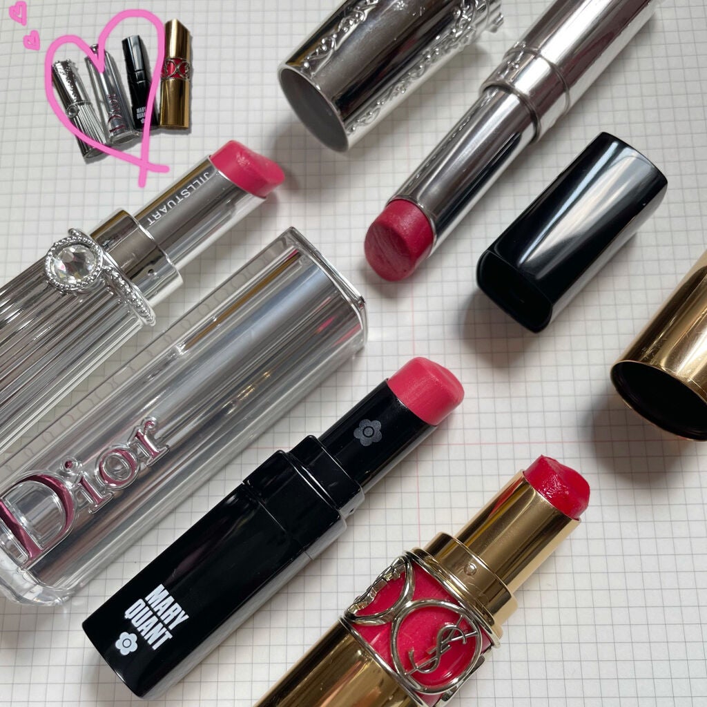 ルージュ ヴォリュプテ シャイン/YVES SAINT LAURENT BEAUTE/口紅を使ったクチコミ(1枚目)