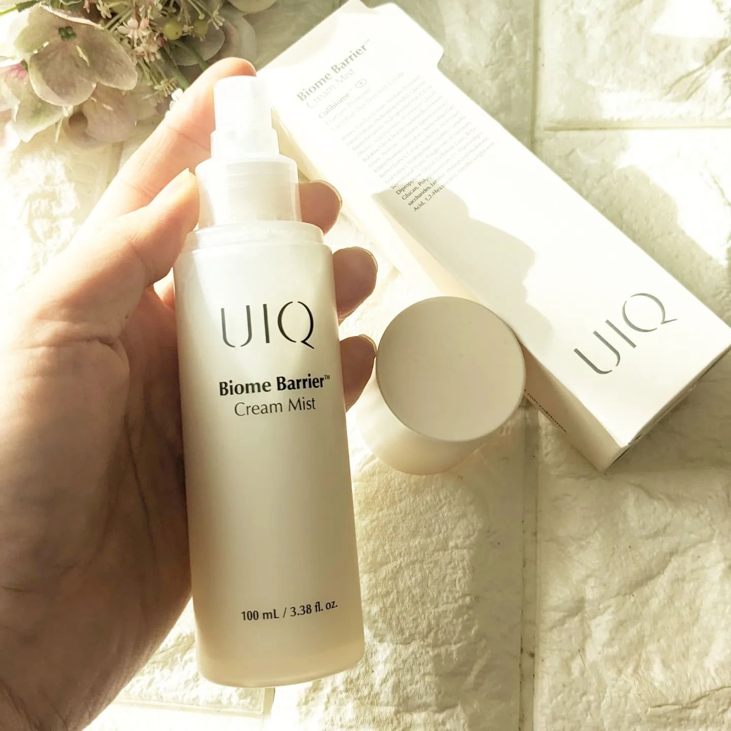 バイオームバリア クリームミスト/UIQ/ミスト状化粧水を使ったクチコミ（3枚目）