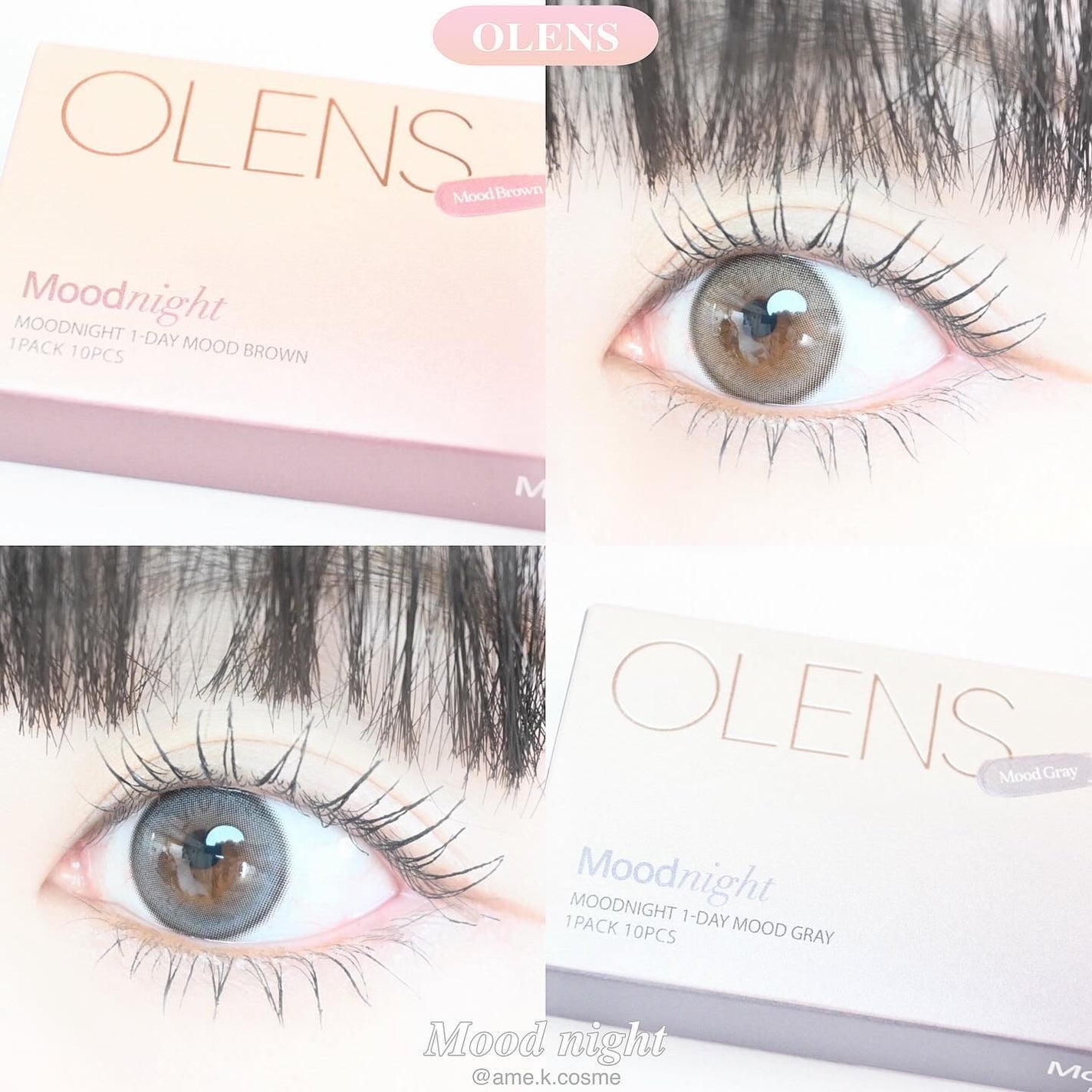Moodnight 1day/OLENS/ワンデー(1DAY)カラコンを使ったクチコミ(1枚目)