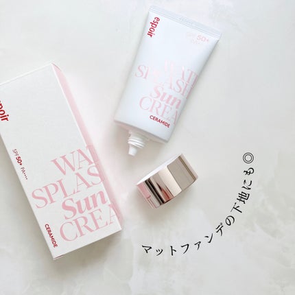 ウォータースプラッシュサンクリーム セラミド/espoir/日焼け止めクリームを使ったクチコミ(7枚目)