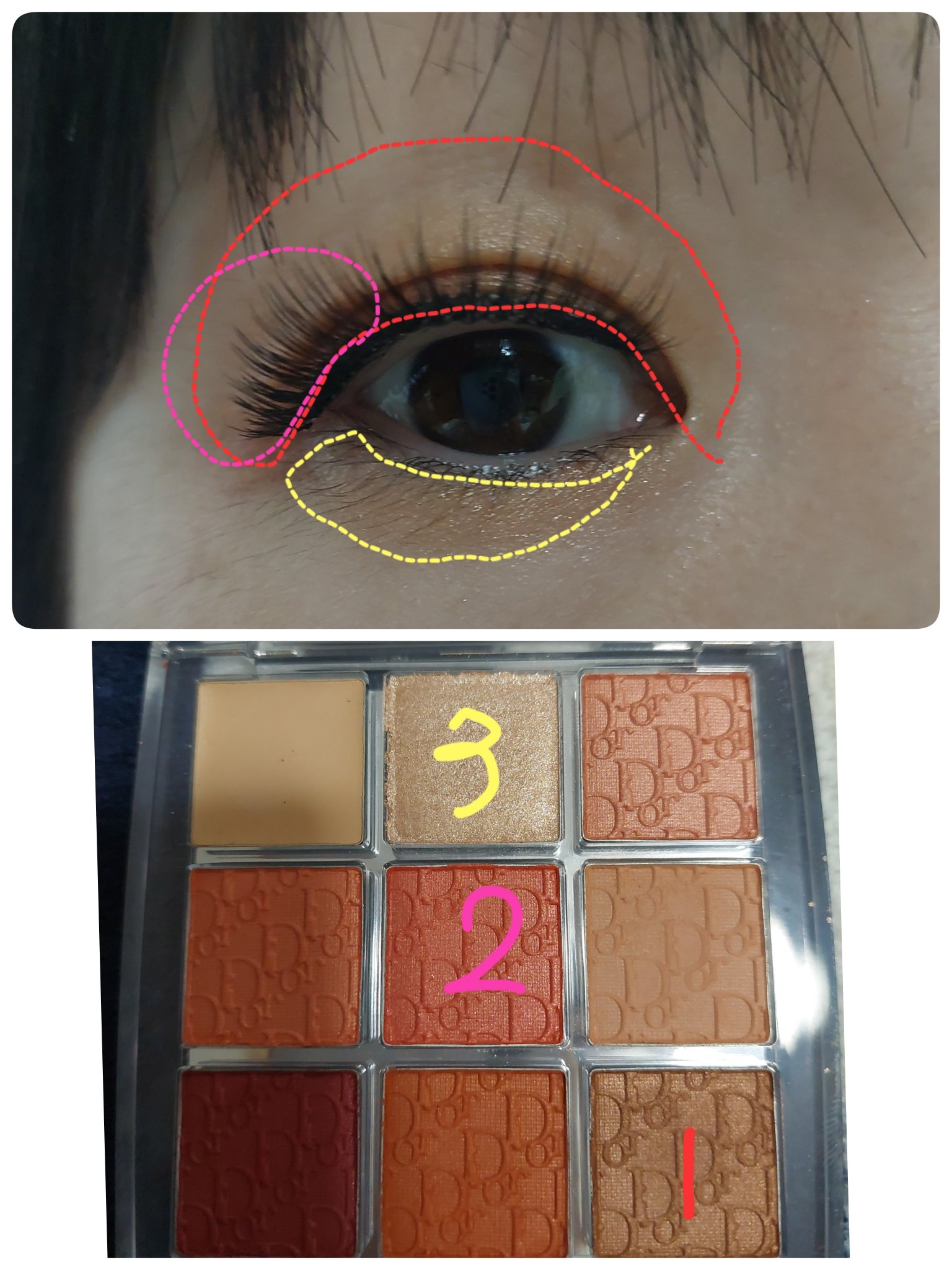 ディオール バックステージ アイ パレット/Dior/アイシャドウパレットを使ったクチコミ（3枚目）
