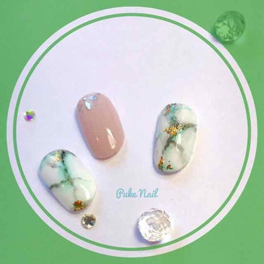 PUKE NAIL ニャンチャン＆足跡♡柄ネイル ネイルチップのクチコミ「オーダーサイズ無料ネイルチップ💖プケネイル💖ネイルチップ💖ネイリストおすすめネイルチップ💖春夏.....」（2枚目）