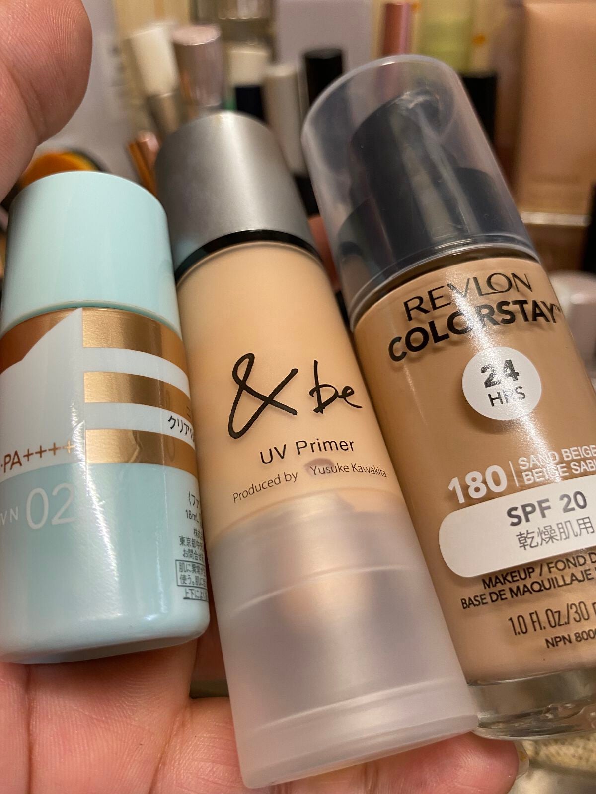 リサ・ラーソン♡クッションファンデマニア on LIPS 「最近の#お気に入りコスメ#アンドビー_下地#日焼け止め下地国内..」(2枚目)