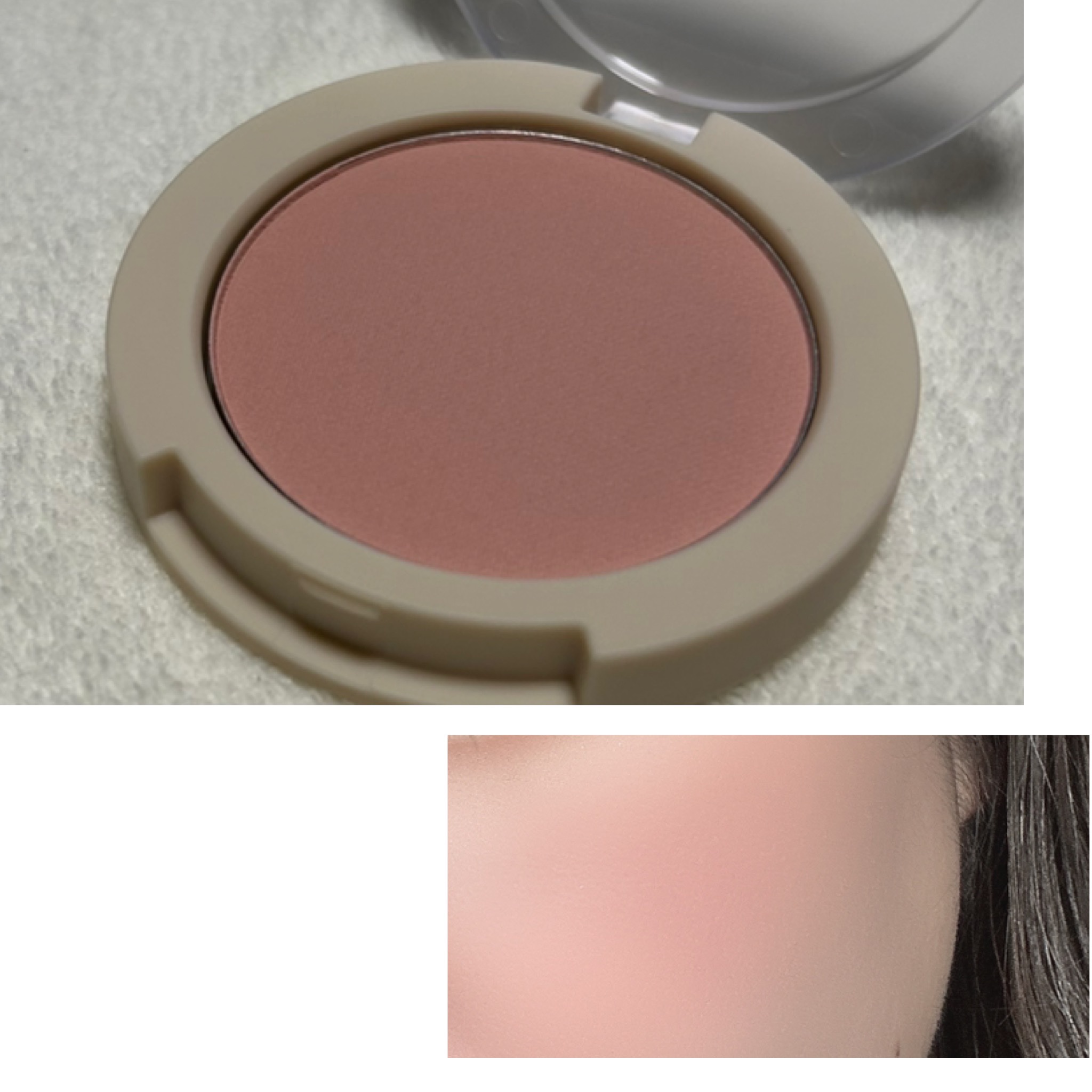 フラッフィーチークス/myroink/パウダーチークを使ったクチコミ（3枚目）