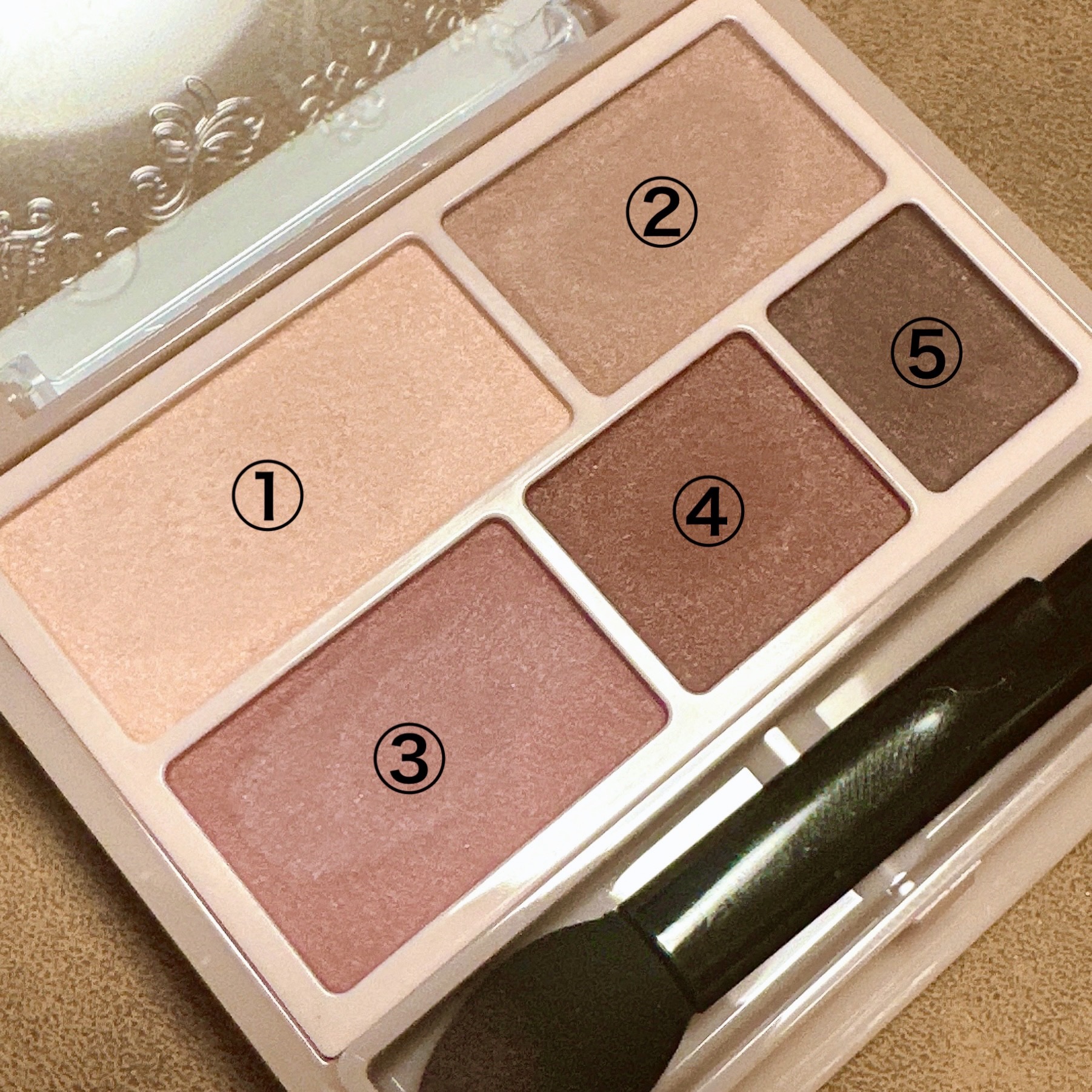 パーフェクトマルチアイズ/キャンメイク/アイシャドウパレットを使ったクチコミ（2枚目）