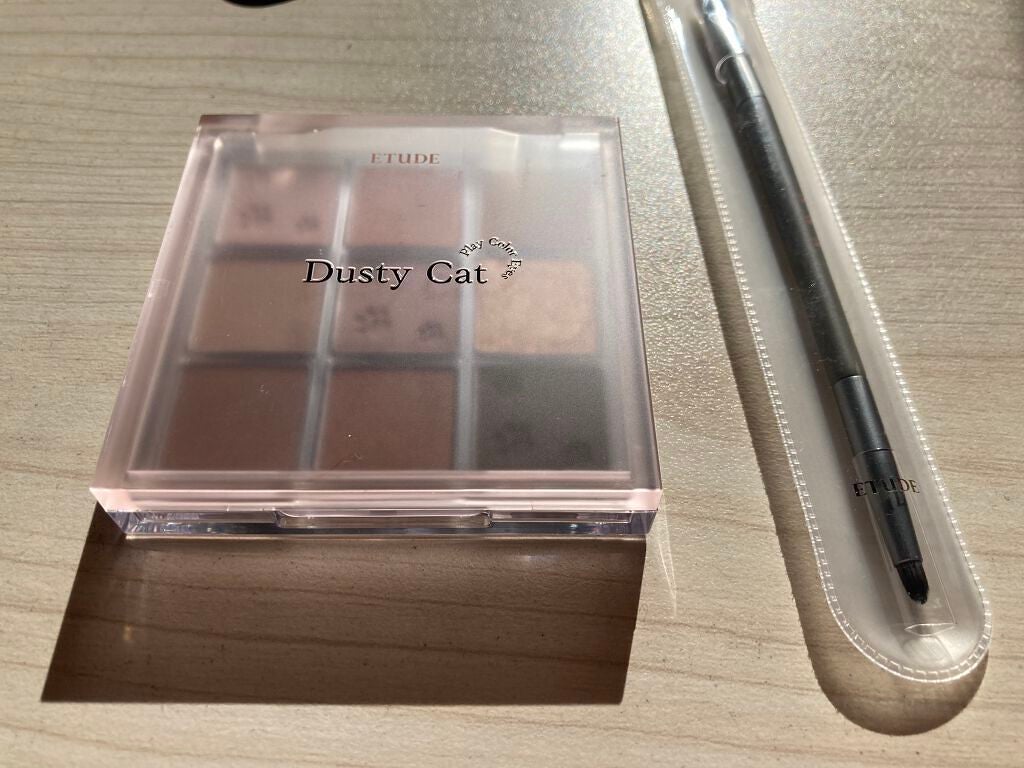 プレイカラーアイズ ダスティキャット/ETUDE/アイシャドウパレットを使ったクチコミ(1枚目)