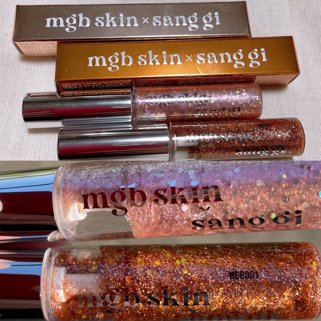 mgb skin × サンギ グリッターアイズ/mgb skin/リキッドアイシャドウを使ったクチコミ(4枚目)