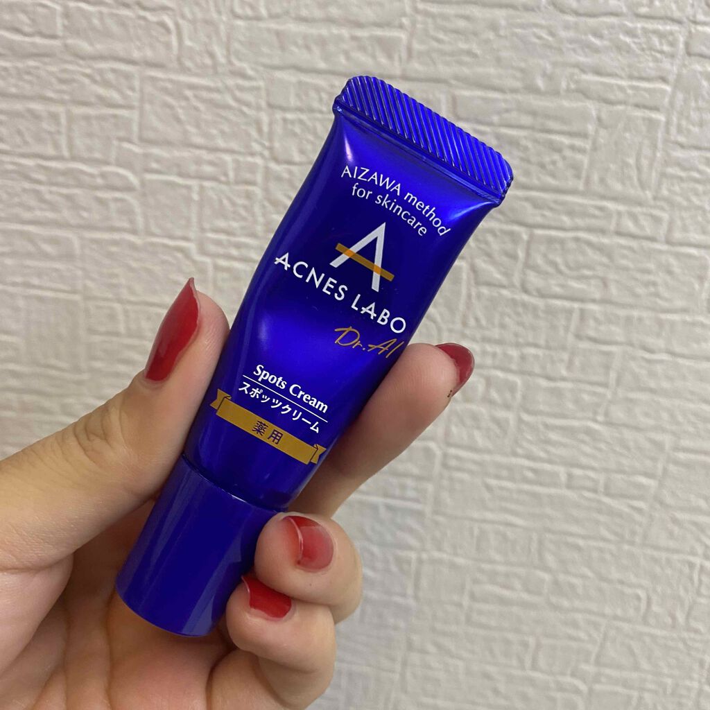 薬用ニキビケア スポッツクリーム/アクネスラボ/フェイスクリームを使ったクチコミ(1枚目)