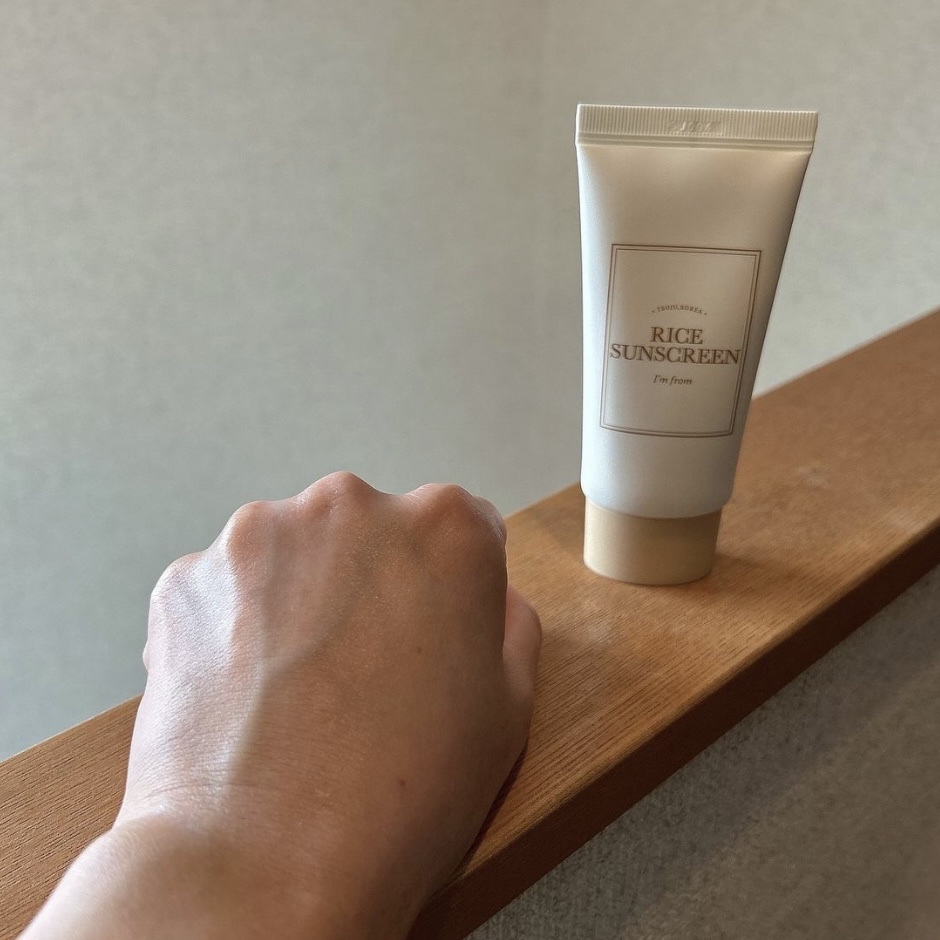 ライスサンスクリーン/I'm from/日焼け止めクリームを使ったクチコミ（3枚目）