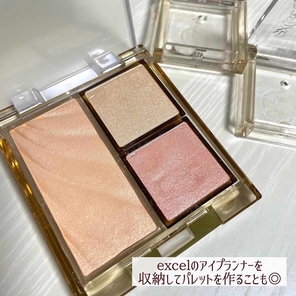 ドレープド シマーグロウ/excel/パウダーハイライトを使ったクチコミ(9枚目)