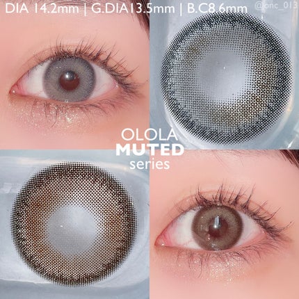 ミューテッド/OLOLA/カラーコンタクトレンズを使ったクチコミ(2枚目)