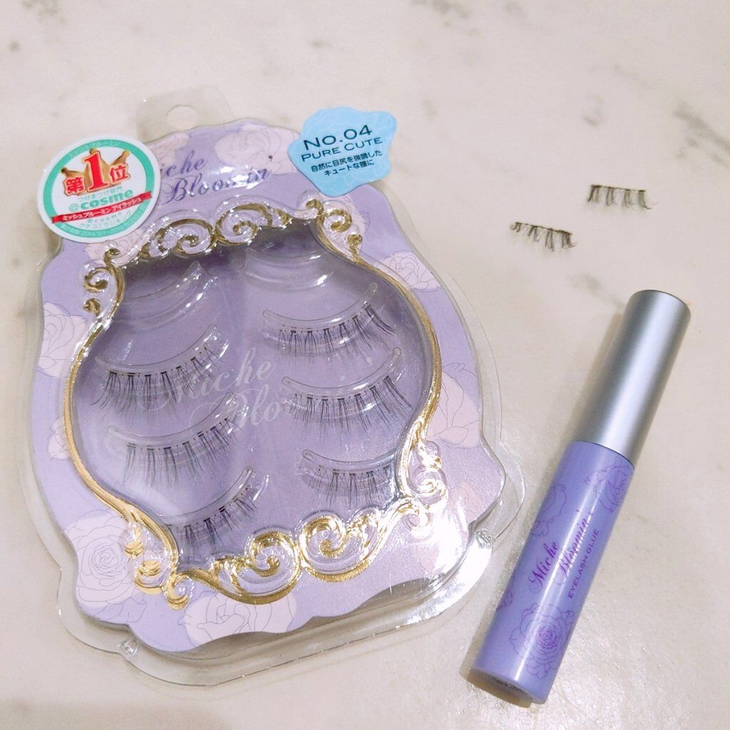 アイラッシュグルー/ミッシュブルーミン/つけまつげを使ったクチコミ（1枚目）