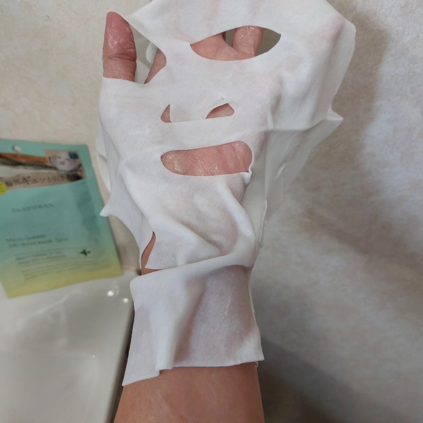 マイクロバブルリフトシートマスク/DSW/シートマスク・パックを使ったクチコミ(2枚目)