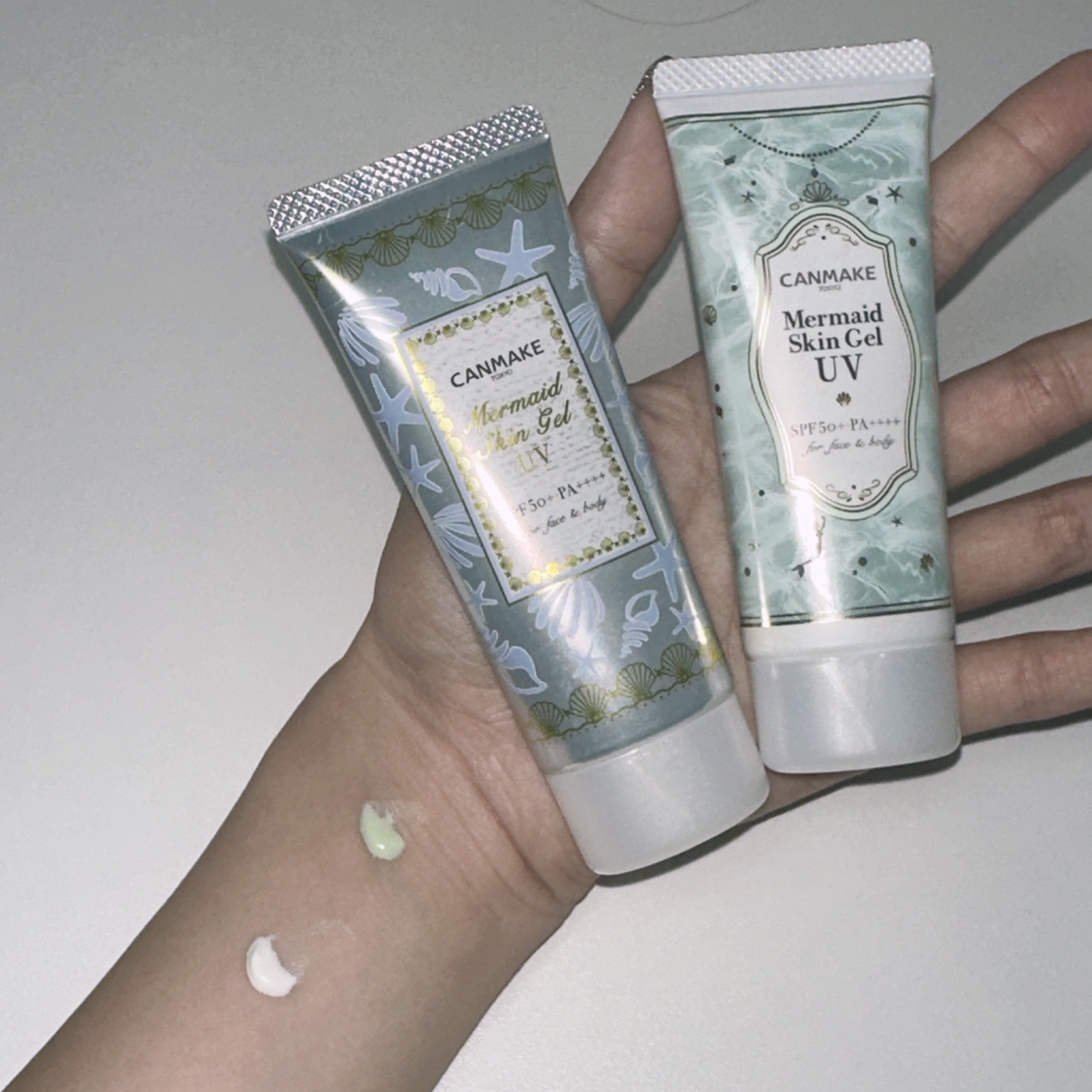 マーメイドスキンジェルUV/キャンメイク/日焼け止めジェルを使ったクチコミ（2枚目）