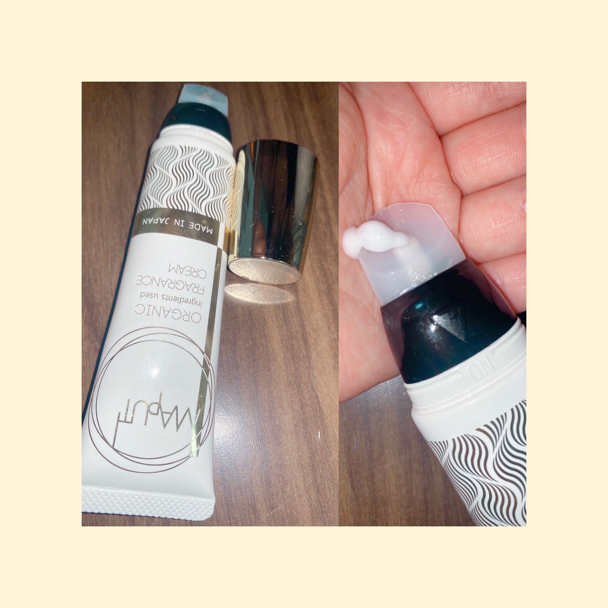 オーガニックフレグランスバストクリーム/MAPUTI/バストケア・ヒップケアを使ったクチコミ（1枚目）