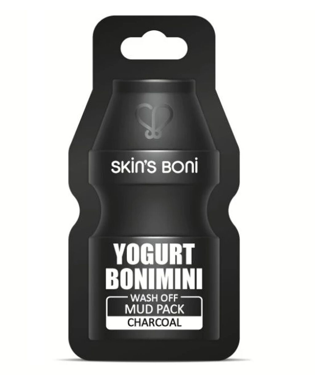 YOGURT BONIMINI WASH OFF MUD PACK CHARCORL