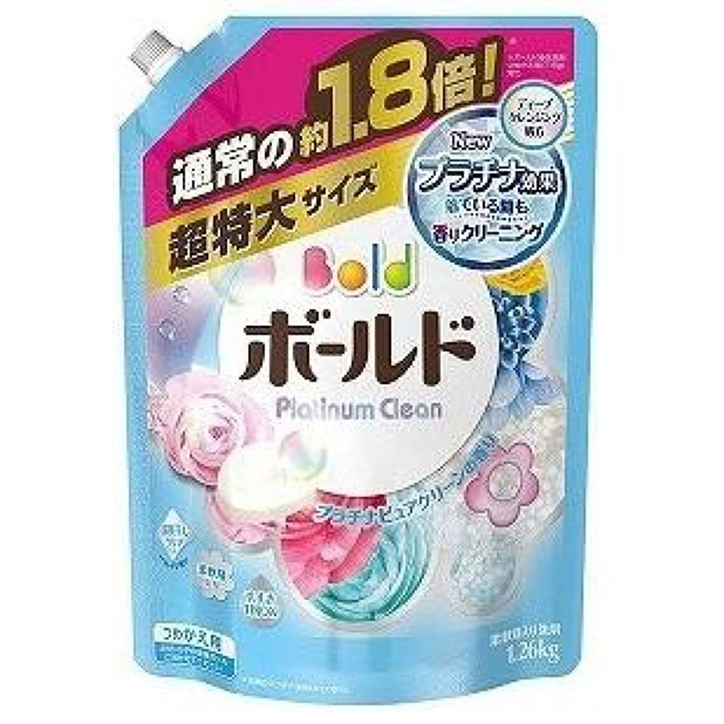 ボールド 香りのサプリインジェル プラチナピュアクリーンの香り 大容量 1260g