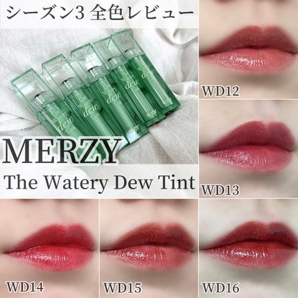ザ ウォータリーデューティント/MERZY/リップティントを使ったクチコミ(1枚目)