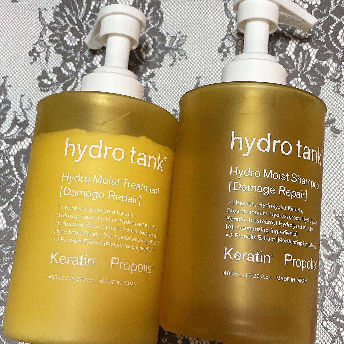 ダメージリペア ハイドロモイスト シャンプー／ヘアトリートメント/hydrotank/シャンプー・コンディショナーを使ったクチコミ（1枚目）