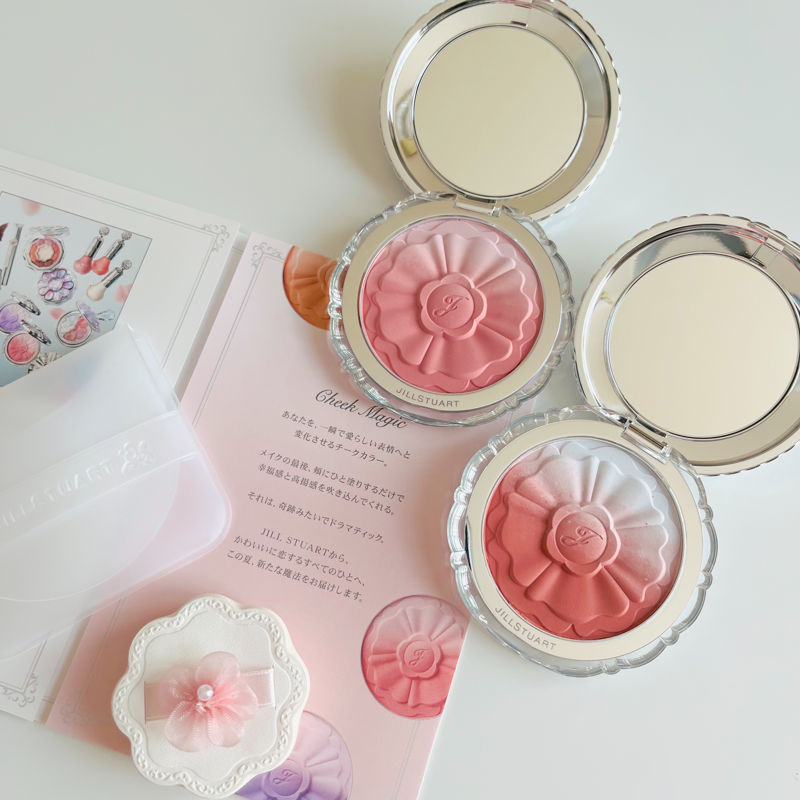 ジルスチュアート　パステルペタル ブラッシュ/JILL STUART/パウダーチークを使ったクチコミ（1枚目）