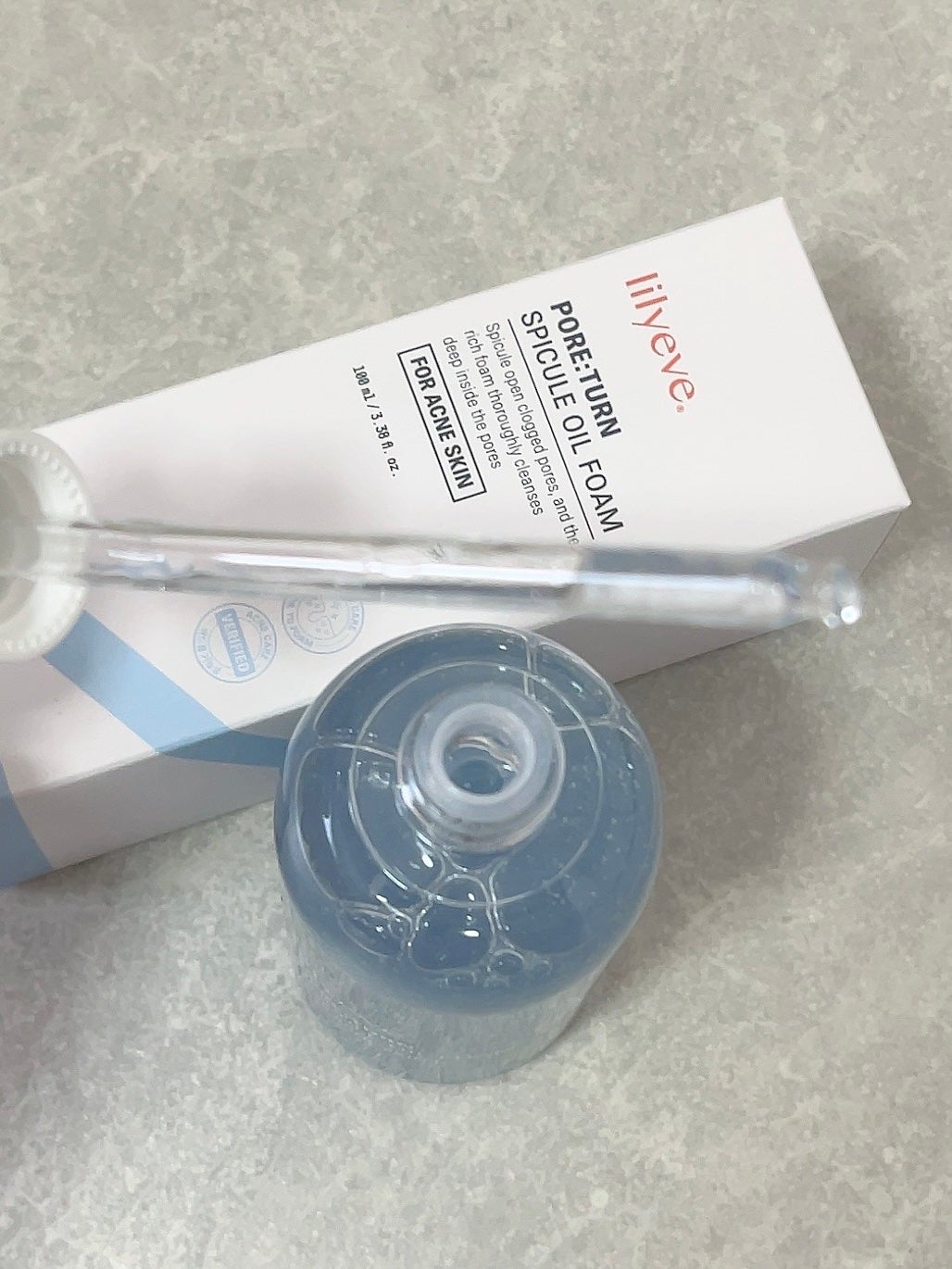 ポアターンスピキュールオイルフォーム/リリーイブ/オイルクレンジングを使ったクチコミ(2枚目)