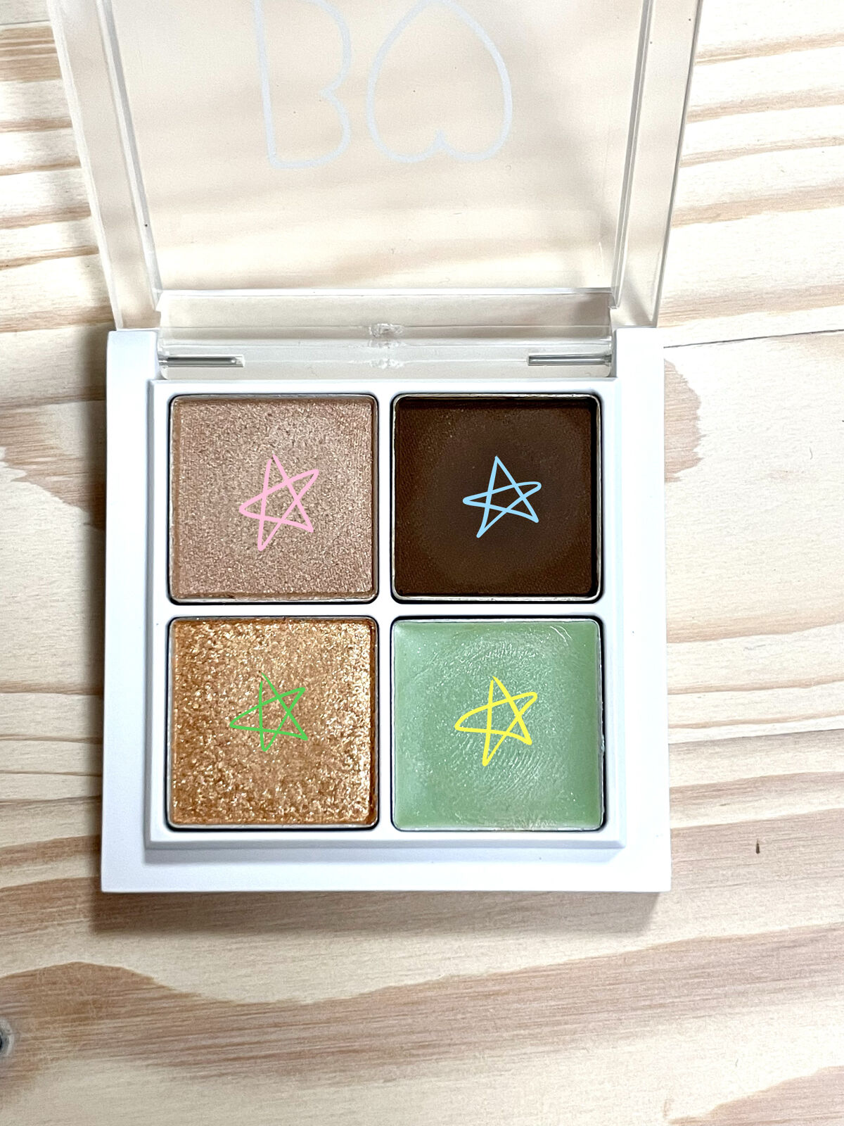 THE アイパレR/b idol/アイシャドウパレットを使ったクチコミ（2枚目）