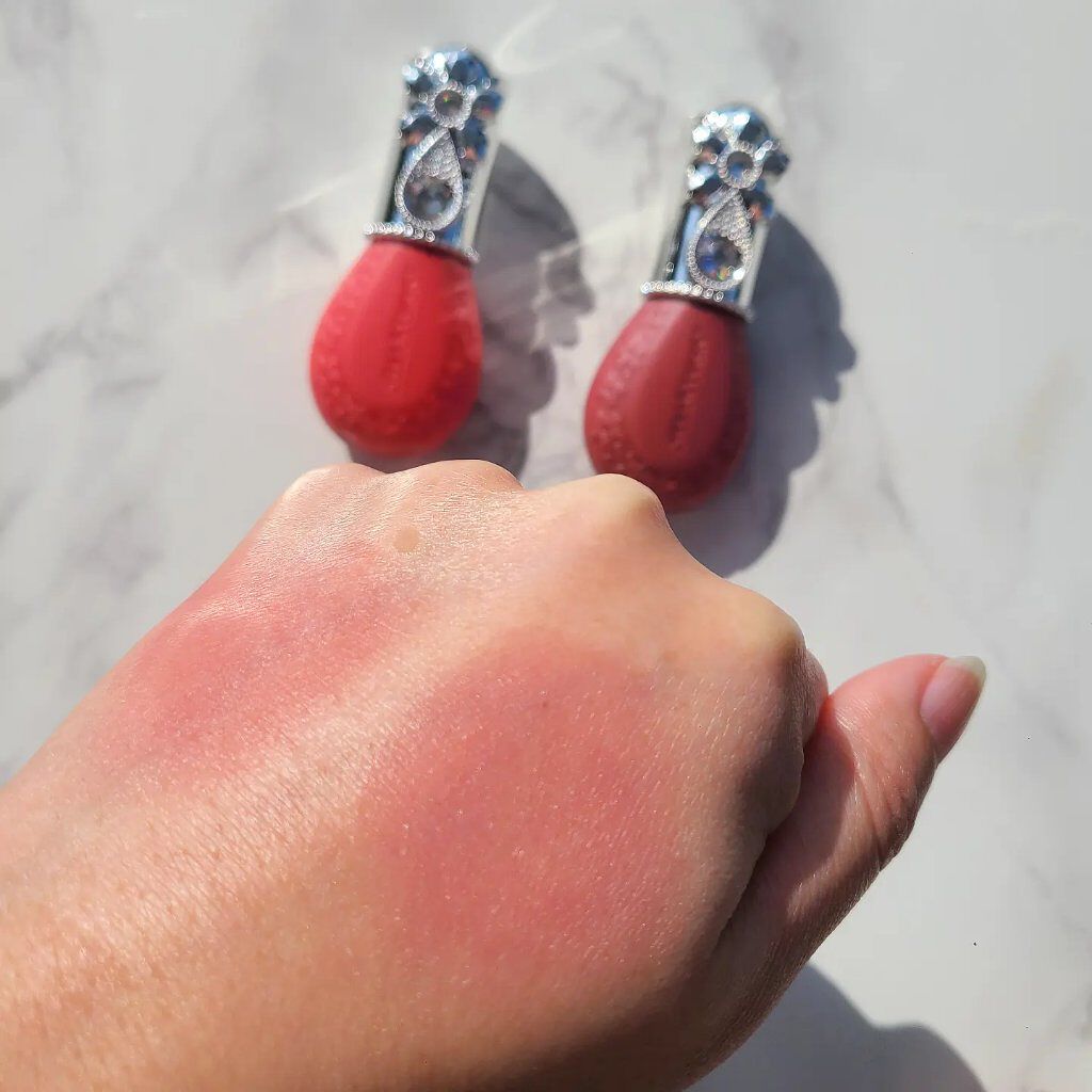 ジルスチュアート ブルームドロップ リップ＆チーク シフォン/JILL STUART/リキッドチークを使ったクチコミ（3枚目）