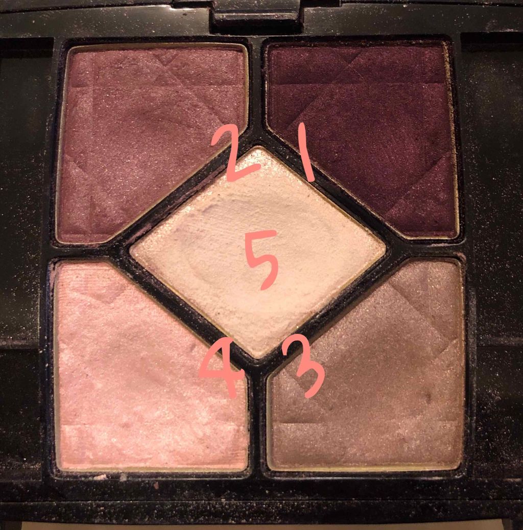 【旧】サンク クルール/Dior/アイシャドウパレットを使ったクチコミ(3枚目)