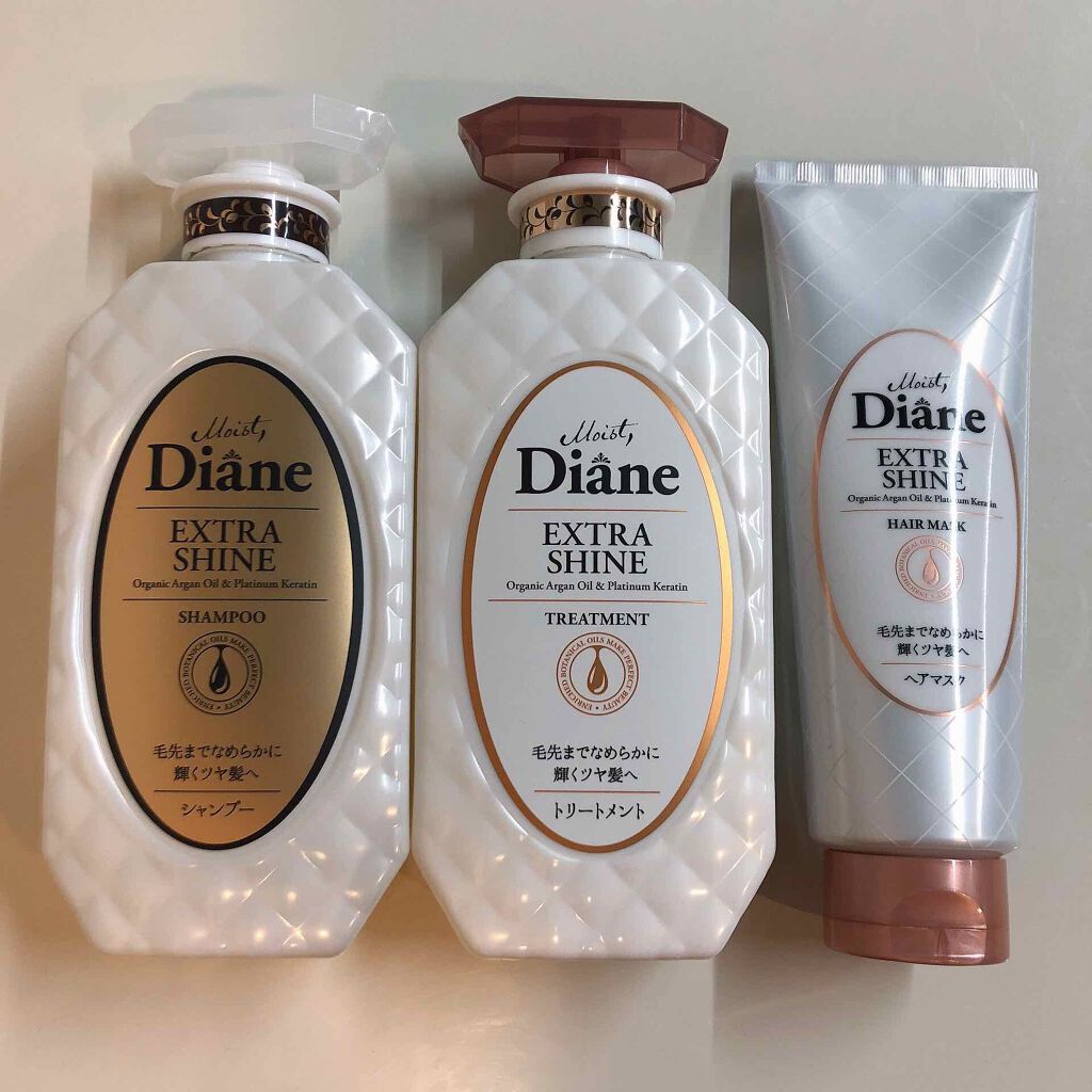 パーフェクトビューティ モイストダイアン エクストラシャイン シャンプー/トリートメント/ダイアン/市販シャンプーを使ったクチコミ（1枚目）