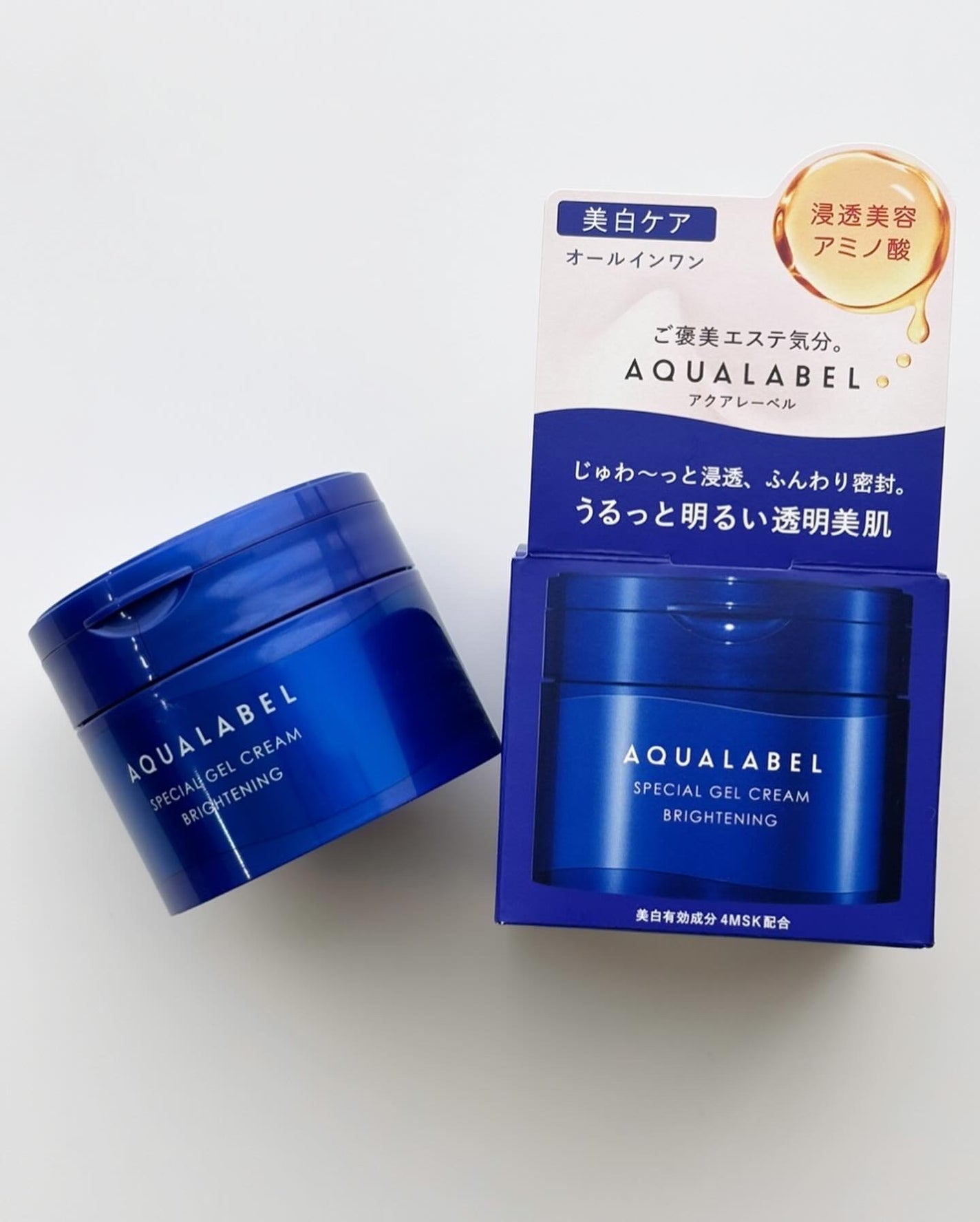 スペシャルジェルクリーム EX (ブライトニング) /アクアレーベル/オールインワン化粧品を使ったクチコミ(4枚目)