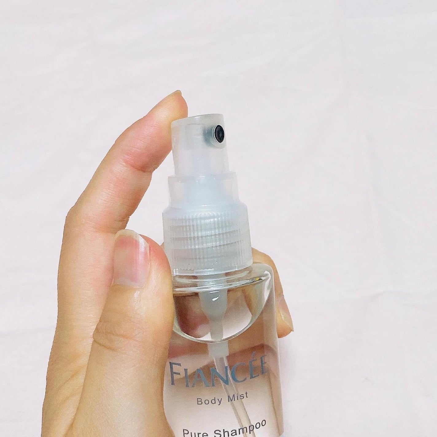 ボディミスト ピュアシャンプーの香り【パッケージリニューアル】/フィアンセ/香水(レディース)を使ったクチコミ(3枚目)