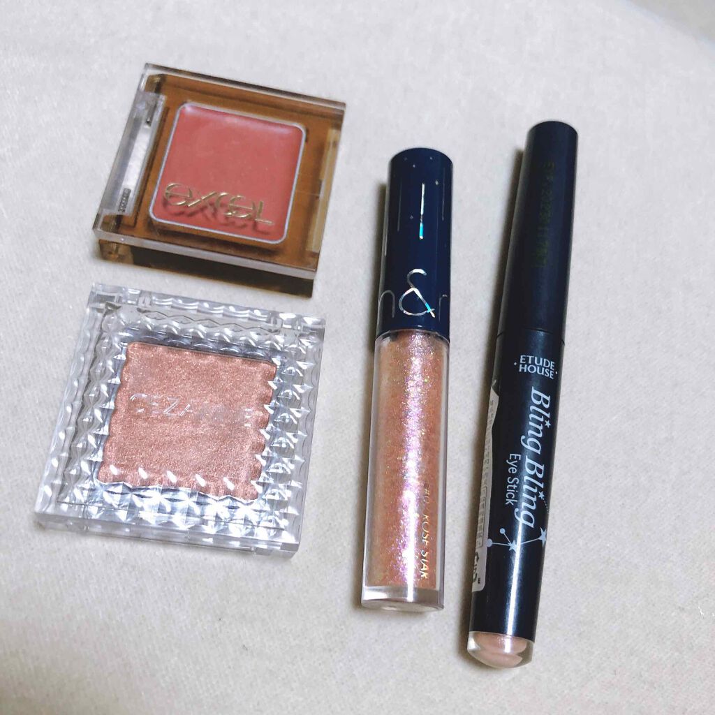キラキラ アイシャドウ/ETUDE/スティックアイシャドウを使ったクチコミ（3枚目）