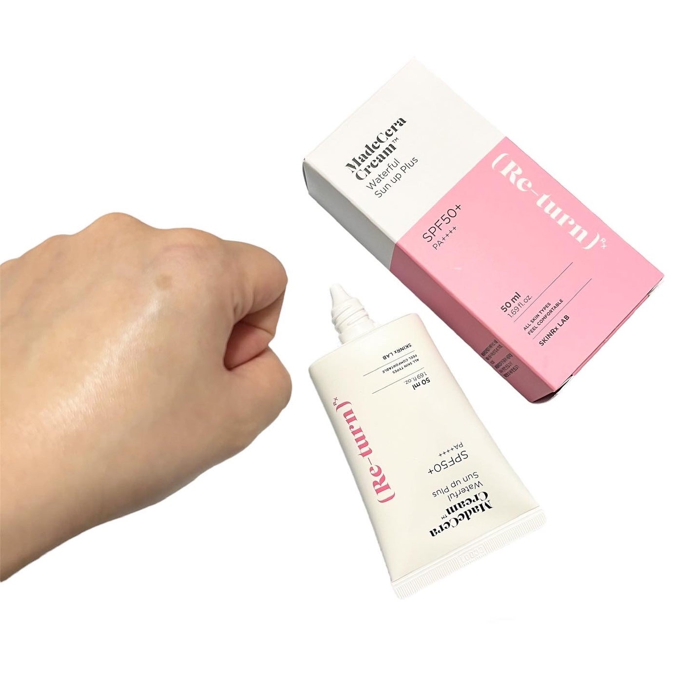 マデセラウォーターフルサンアッププラス/SKINRx LAB/日焼け止めクリームを使ったクチコミ(3枚目)