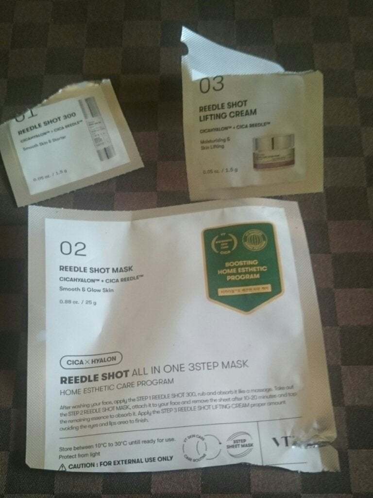 リードルショットオールインワン3ステップマスク/VT/シートマスク・パックを使ったクチコミ(2枚目)