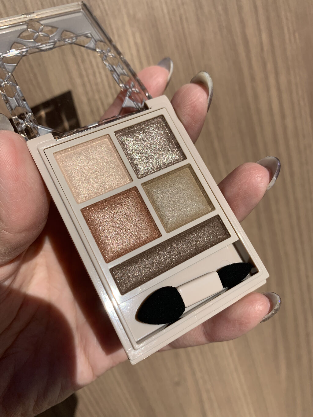 パノラマデザイン アイパレット BR-2 グレージュブラウン/Visée/アイシャドウパレットを使ったクチコミ（2枚目）