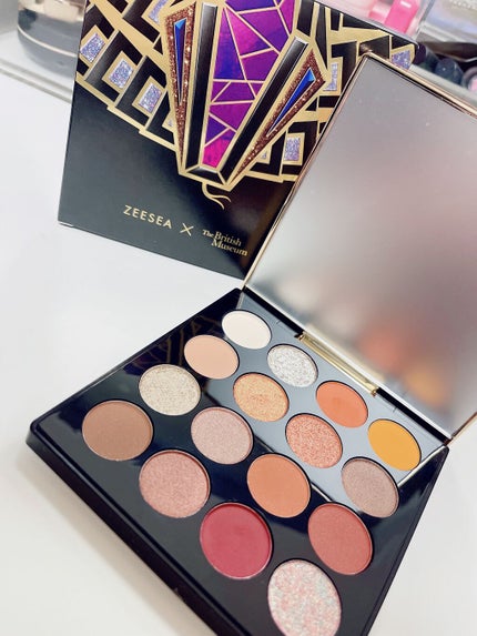 大英博物館 エジプトシリーズ アイシャドウパレット/ZEESEA/アイシャドウパレットを使ったクチコミ(4枚目)