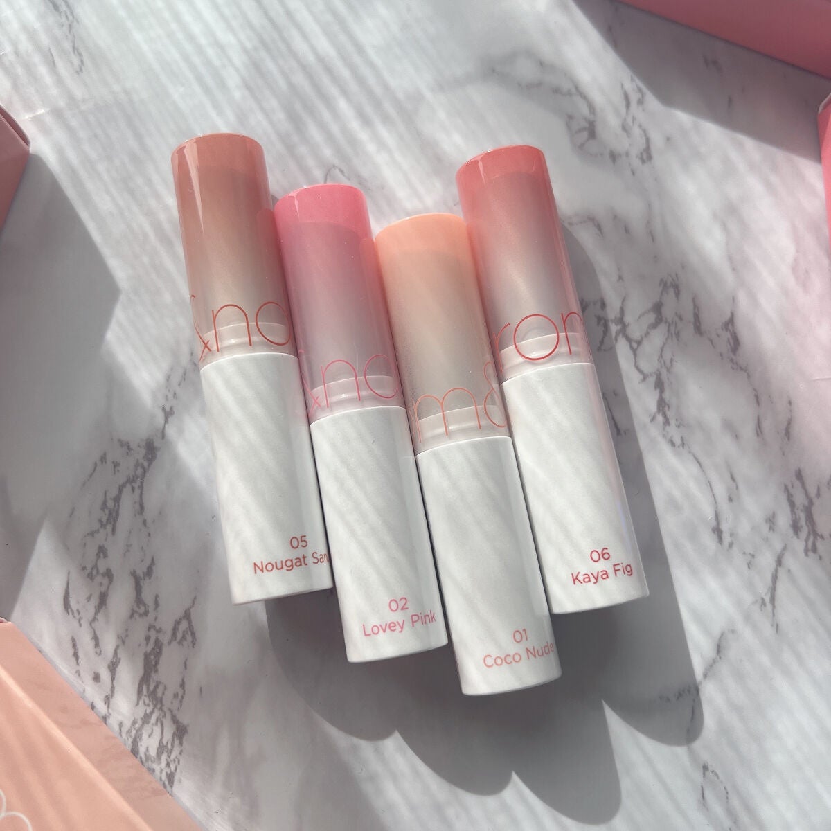 グラスティングメルティングバーム/rom&nd/リップバームを使ったクチコミ(4枚目)