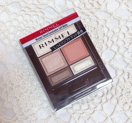 ワンダー スウィート アイシャドウ ソフトマット 004 ハニージンジャーラテショコラ/リンメル ロンドン/アイシャドウパレットを使ったクチコミ(1枚目)