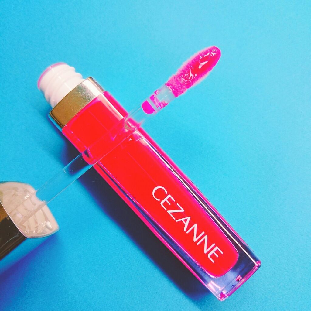 ジェルグロスリップ/CEZANNE/リップグロスを使ったクチコミ(2枚目)