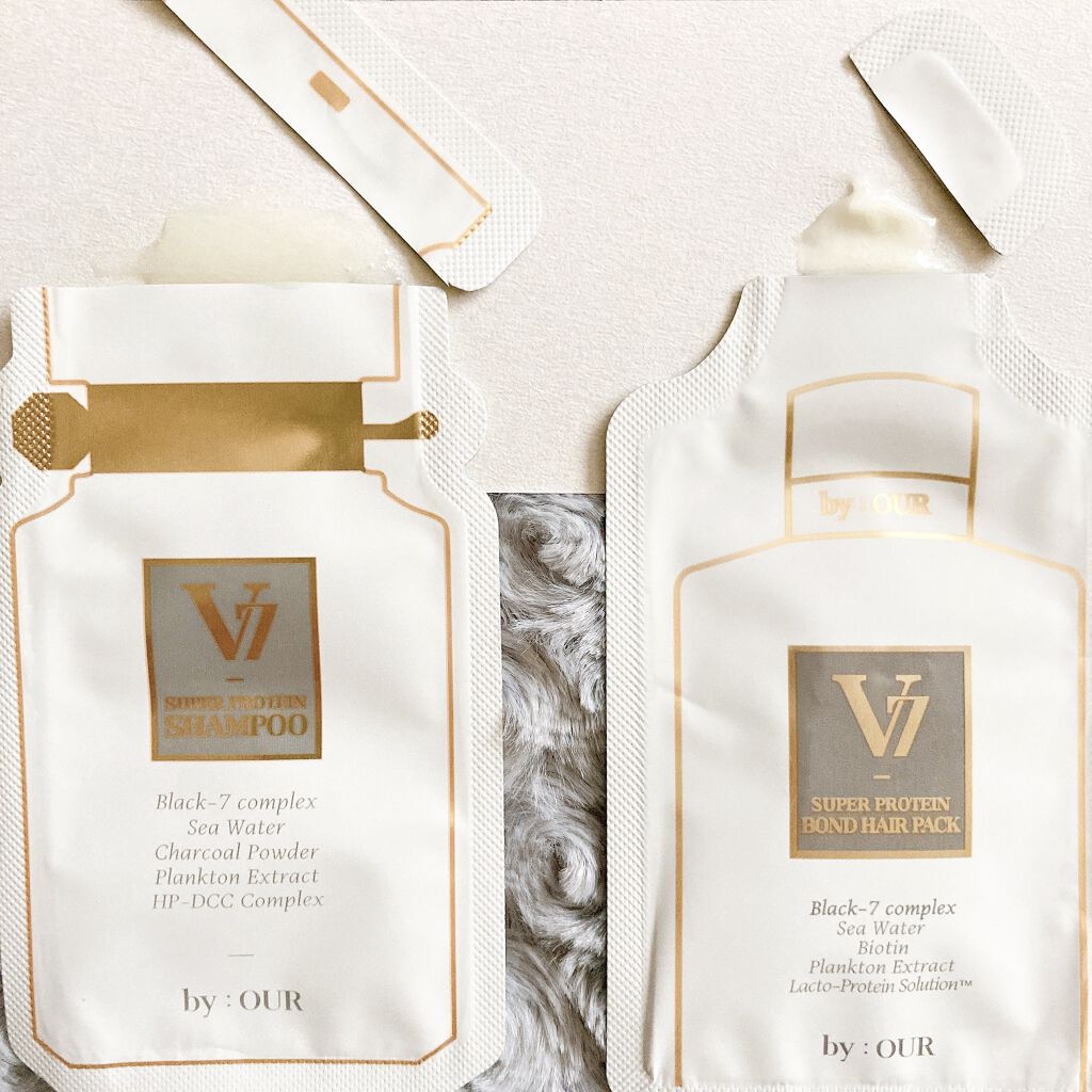 V7 スーパープロテイン シャンプー/by : OUR/サロンシャンプーを使ったクチコミ（2枚目）