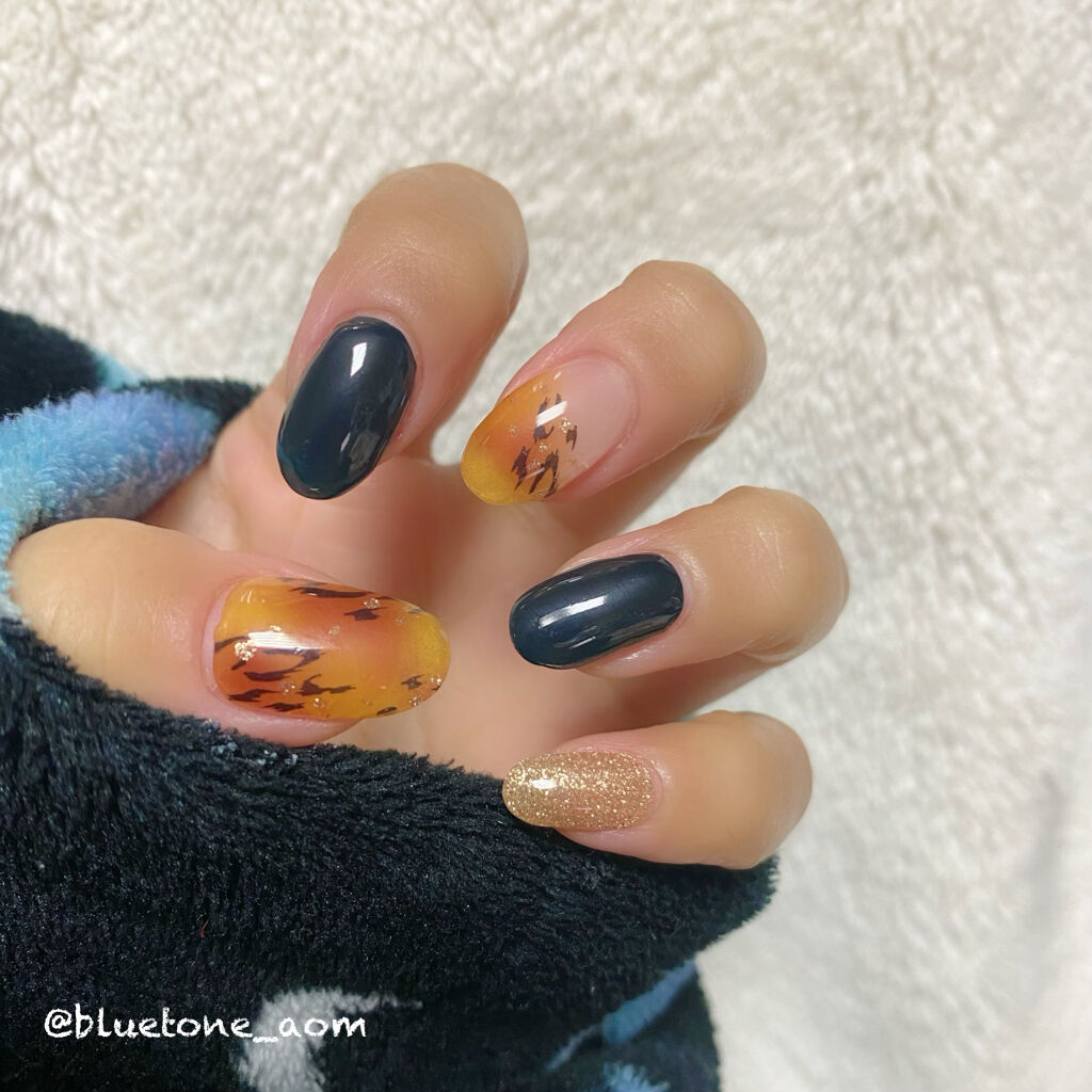 ジェルネイル（ライト対応）/セリア/ジェルネイルを使ったクチコミ（3枚目）